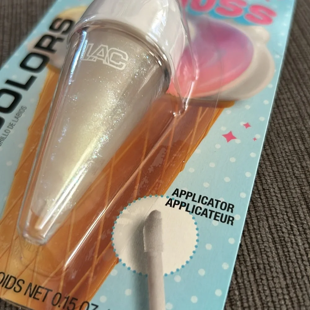 LA COLORS Shimmer Lip gloss Ice cream C68826 frosted
